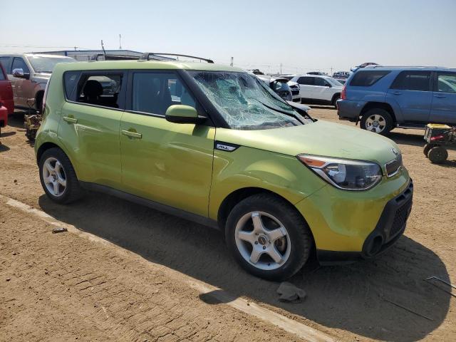 KNDJN2A27F7811540 - 2015 KIA SOUL GREEN photo 4