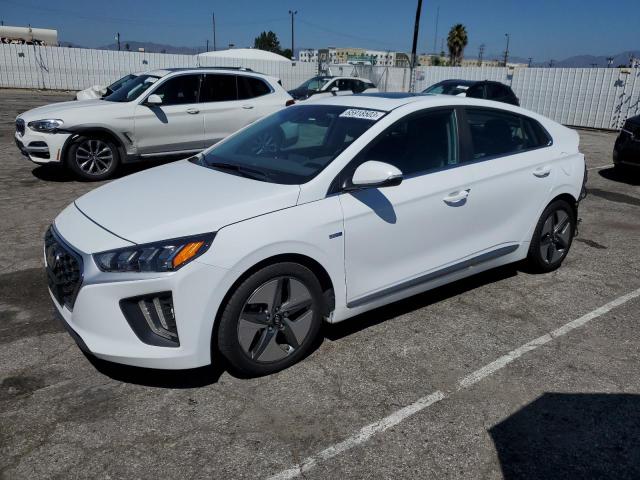 KMHC85LC7LU198836 - 2020 HYUNDAI IONIQ SEL WHITE photo 1