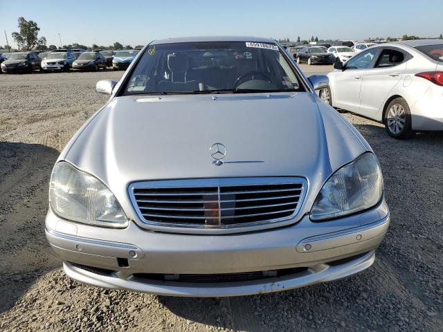 WDBNG78J51A199581 - 2001 MERCEDES-BENZ S 600 SILVER photo 5