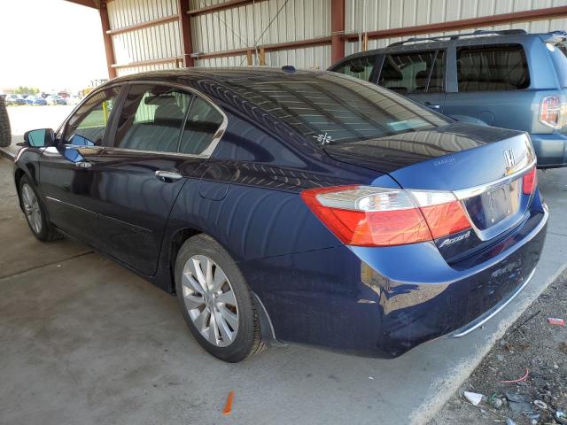 1HGCR2F88EA206021 - 2014 HONDA ACCORD EXL BLUE photo 2