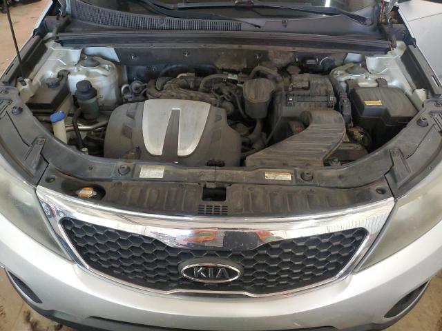 5XYKUDA25BG086665 - 2011 KIA SORENTO EX 银色 照片 12