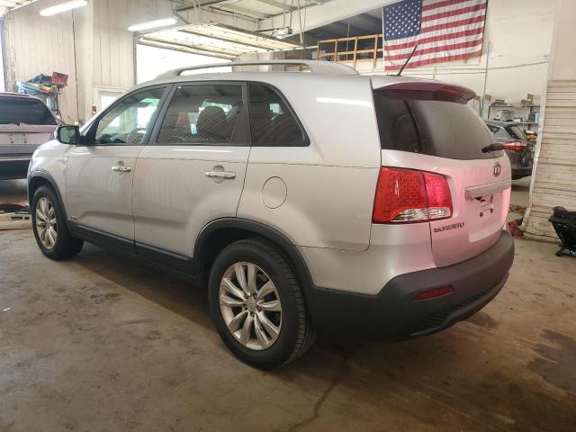 5XYKUDA25BG086665 - 2011 KIA SORENTO EX 银色 照片 2