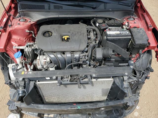 3KPF24AD0KE056592 - 2019 KIA FORTE FE أحمر صورة 11