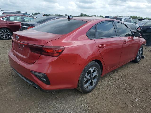 3KPF24AD0KE056592 - 2019 KIA FORTE FE أحمر صورة 3
