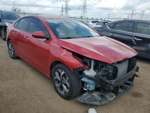 3KPF24AD0KE056592 - 2019 KIA FORTE FE أحمر صورة 4