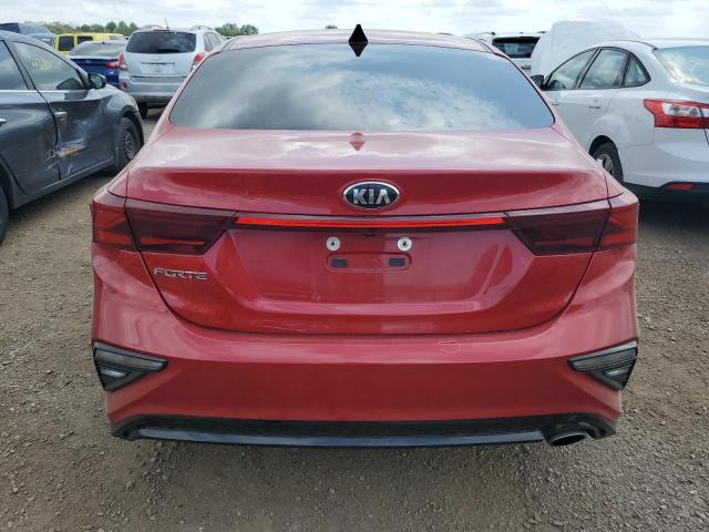 3KPF24AD0KE056592 - 2019 KIA FORTE FE أحمر صورة 6