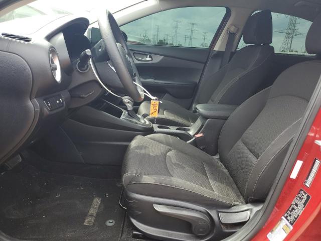 3KPF24AD0KE056592 - 2019 KIA FORTE FE أحمر صورة 7
