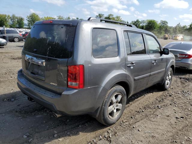 5FNYF4H71BB042613 - 2011 HONDA PILOT EXLN GRAY photo 3