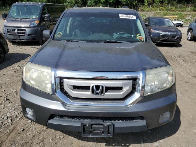 5FNYF4H71BB042613 - 2011 HONDA PILOT EXLN GRAY photo 5