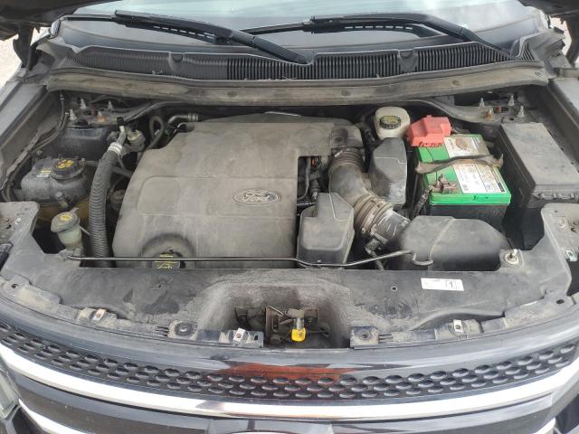 1FMHK8F80BGA10705 - 2011 FORD EXPLORER LIMITED Սև լուսանկար 12