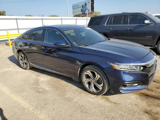 1HGCV2F65JA034745 - 2018 HONDA ACCORD EXL BLUE photo 4