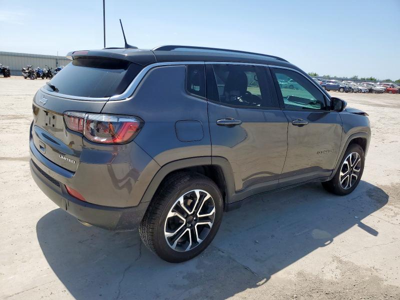 3C4NJDCB3NT154123 - 2022 JEEP COMPASS LIMITED CHARCOAL photo 3