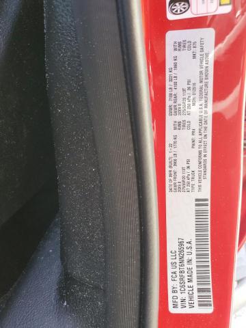 1C6SRFBT6NN265967 - 2022 RAM 1500 BIG HORN/LONE STAR RED photo 13