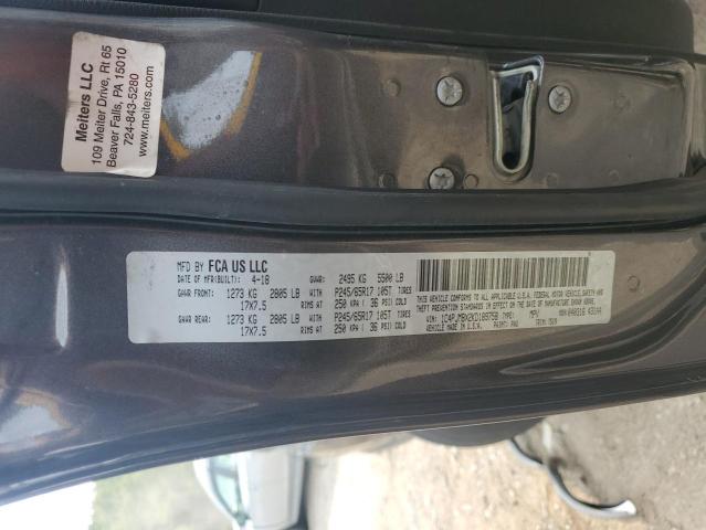 1C4PJMBX2KD189758 - 2019 JEEP CHEROKEE TRAILHAWK Grafit foto 13