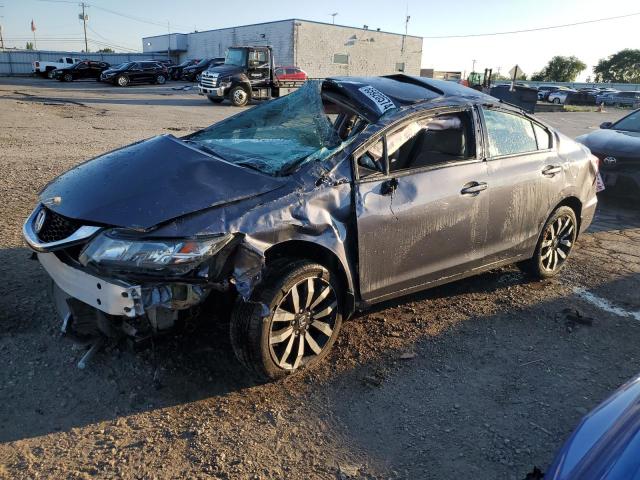 2HGFB2F93FH544214 - 2015 HONDA CIVIC EXL 灰色 照片 1