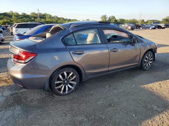 2HGFB2F93FH544214 - 2015 HONDA CIVIC EXL 灰色 照片 3