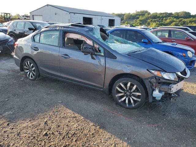 2HGFB2F93FH544214 - 2015 HONDA CIVIC EXL 灰色 照片 4