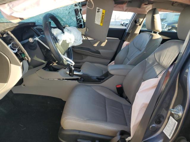 2HGFB2F93FH544214 - 2015 HONDA CIVIC EXL 灰色 照片 7