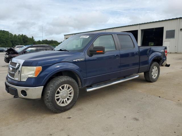 1FTFW1EV0AKE00407 - 2010 FORD F150 SUPERCREW BLUE photo 1