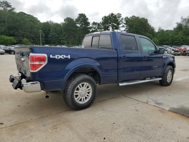 1FTFW1EV0AKE00407 - 2010 FORD F150 SUPERCREW BLUE photo 3