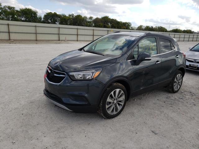 KL4CJASB7JB710186 - 2018 BUICK ENCORE PREFERRED GRAY photo 2