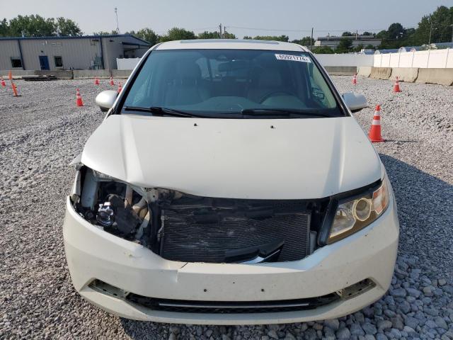 5FNRL5H60FB131119 - 2015 HONDA ODYSSEY EXL WHITE photo 5