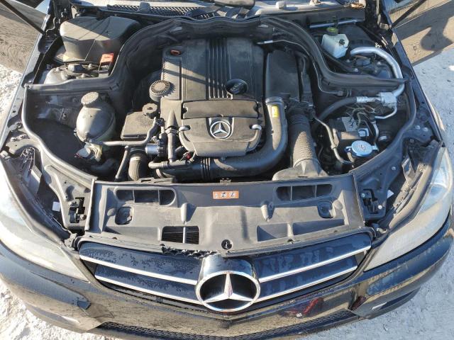 WDDGJ4HB6DG042300 - 2013 MERCEDES-BENZ C 250 BLACK photo 11