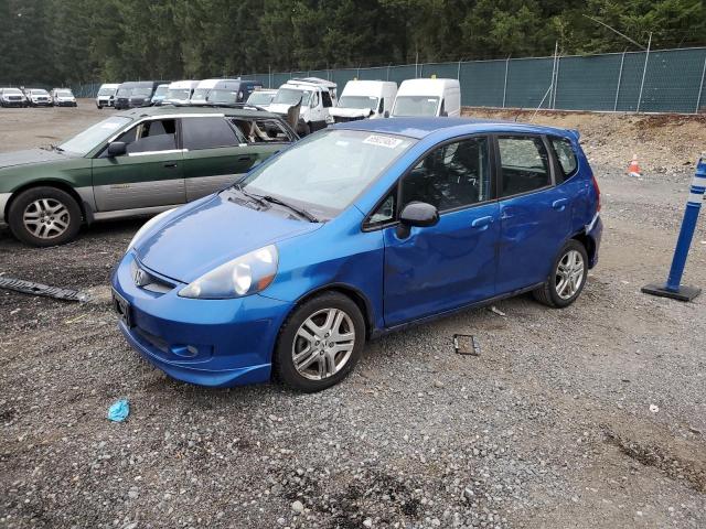 JHMGD38677S066359 - 2007 HONDA FIT S 蓝色 照片 1
