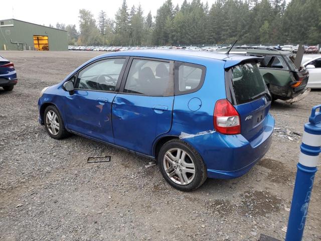 JHMGD38677S066359 - 2007 HONDA FIT S 蓝色 照片 2