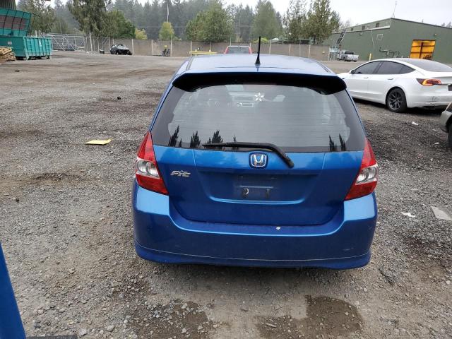 JHMGD38677S066359 - 2007 HONDA FIT S 蓝色 照片 6