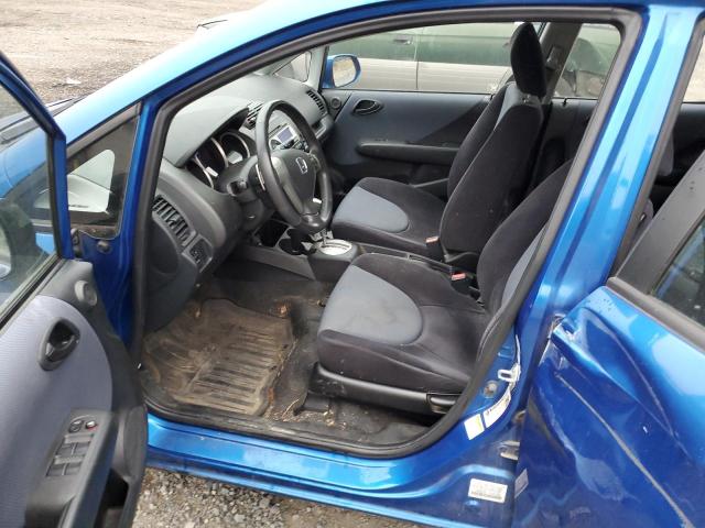 JHMGD38677S066359 - 2007 HONDA FIT S BLUE photo 7