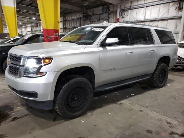 1GNSKHKC2JR167604 - 2018 CHEVROLET SUBURBAN K1500 LT SILVER photo 1