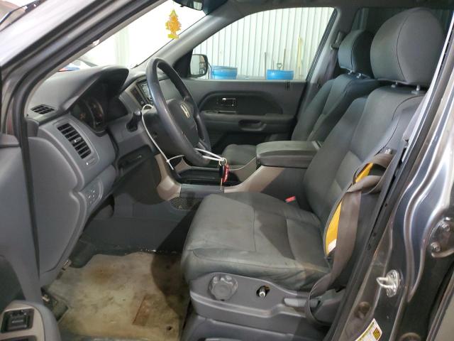 5FNYF28298B009862 - 2008 HONDA PILOT VP GRAY photo 7