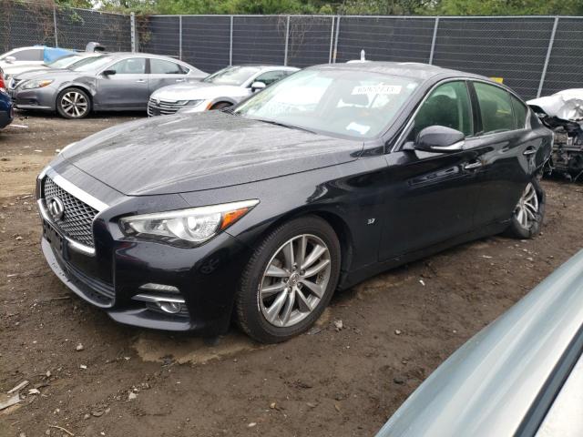 JN1BV7AR8EM702750 - 2014 INFINITI Q50 BASE BLACK photo 1