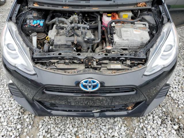 JTDKDTB38G1133714 - 2016 TOYOTA PRIUS C BLACK photo 11