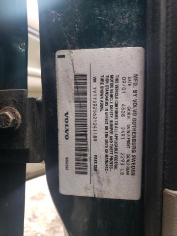 YV1TS92D621241189 - 2002 VOLVO S80 Yaşıl foto 12