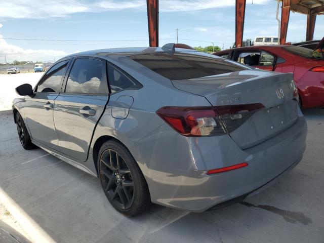 2HGFE2F56SH548160 - 2025 HONDA CIVIC SPORT GRAY photo 2