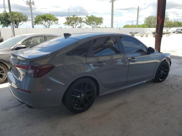 2HGFE2F56SH548160 - 2025 HONDA CIVIC SPORT GRAY photo 3