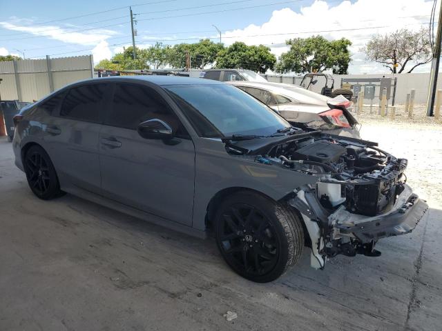 2HGFE2F56SH548160 - 2025 HONDA CIVIC SPORT GRAY photo 4