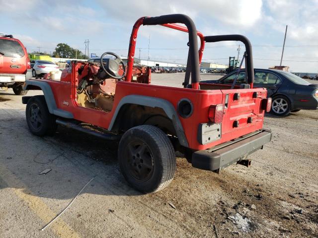 1J4FY29P2VP512074 - 1997 JEEP WRANGLER / SE RED photo 3