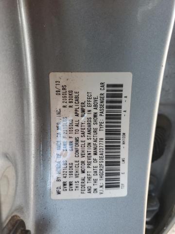 1HGCR2F50EA037778 - 2014 HONDA ACCORD SPORT SILVER photo 12