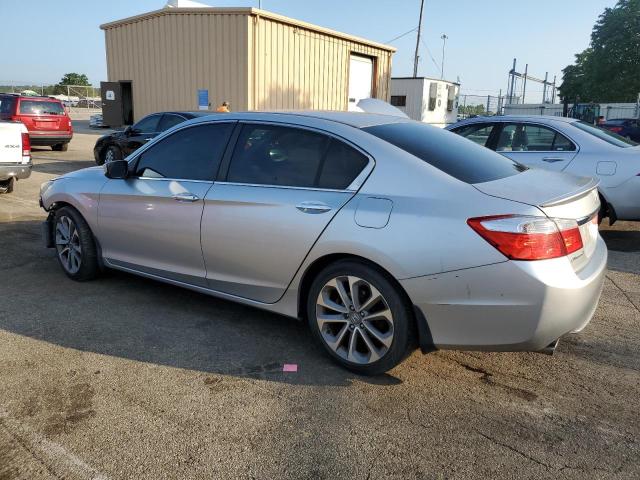 1HGCR2F50EA037778 - 2014 HONDA ACCORD SPORT SILVER photo 2