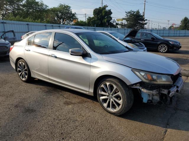 1HGCR2F50EA037778 - 2014 HONDA ACCORD SPORT SILVER photo 4