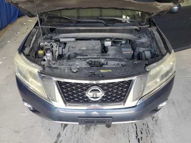 5N1AR2MM7FC651387 - 2015 NISSAN PATHFINDER S أزرق صورة 12