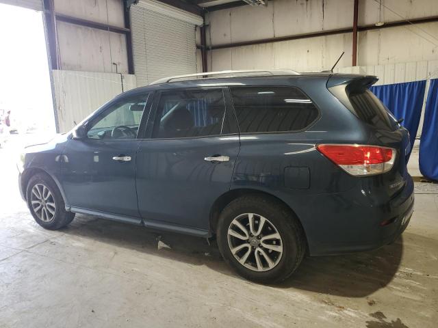 5N1AR2MM7FC651387 - 2015 NISSAN PATHFINDER S أزرق صورة 2