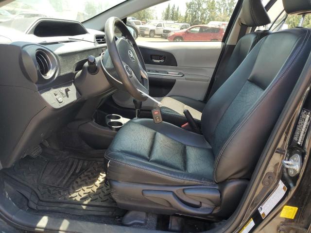 JTDKDTB39C1007680 - 2012 TOYOTA PRIUS C BLACK photo 7