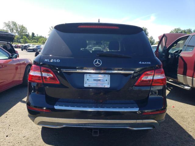 4JGDA5HB0DA158058 - 2013 MERCEDES-BENZ ML 350 4MATIC BLACK photo 6