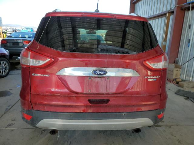 1FMCU9J91EUA83663 - 2014 FORD ESCAPE TITANIUM RED photo 6