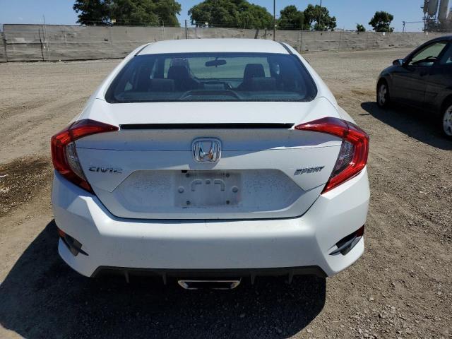 2HGFC2F82KH558300 - 2019 HONDA CIVIC SPORT თეთრი ფოტო 6
