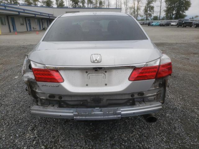 1HGCR2F87EA003251 - 2014 HONDA ACCORD EXL SILVER photo 6